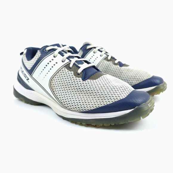 SQAIRZ Speed Mesh Golf Shoes Performance Sneaker White Blue Athletic Sporty 11.5 main image 9